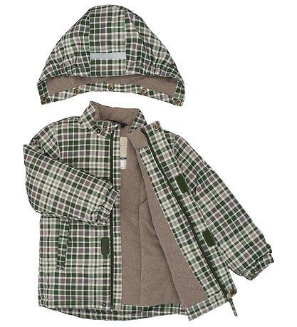 Mikk-Line Vinterjakke - Recycled - Check Aop