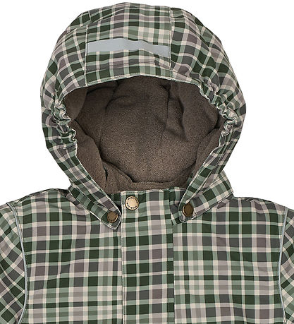 Mikk-Line Vinterjakke - Recycled - Check Aop