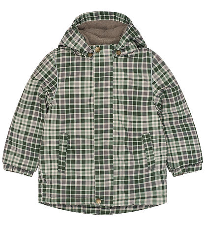 Mikk-Line Vinterjakke - Recycled - Check Aop