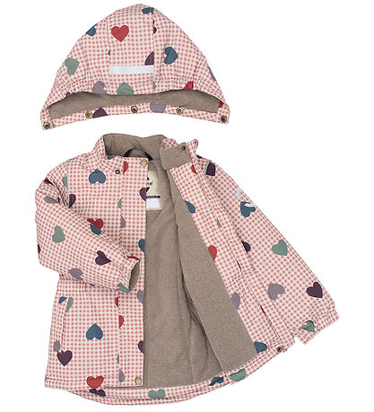 Mikk-Line Vinterjakke - Recycled - Heart AOP