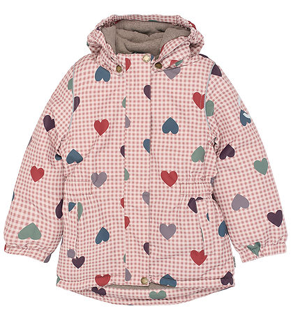 Mikk-Line Vinterjakke - Recycled - Heart AOP