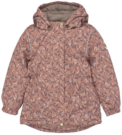 Mikk-Line Vinterjakke - Recycled - Leaf AOP