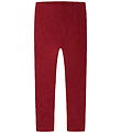 Name It Leggings - Rib - NmnKab - Red Dahlia