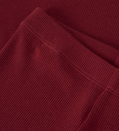 Name It Leggings - Rib - NmnKab - Red Dahlia