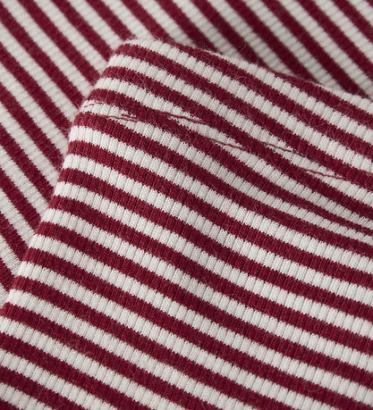 Name It Leggings - Rib - NbnDab - Red Dahlia