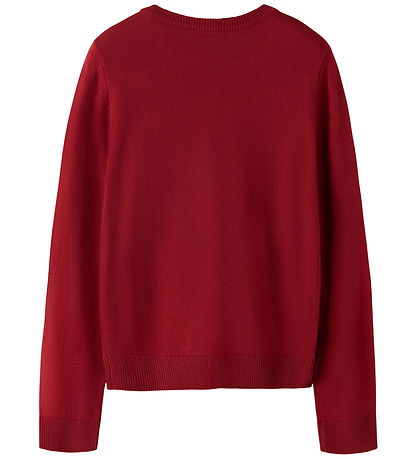 Name It Bluse - Strik - NkfRalle - Red Dahlia