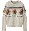 Name It Bluse - Strik - NknRismas - Peyote Melange