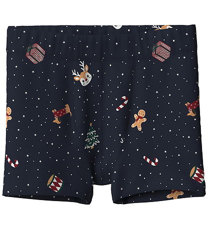 Name It Boxershorts - 3-pak - NmmVismas - Navy Blazer/w/ Botanic