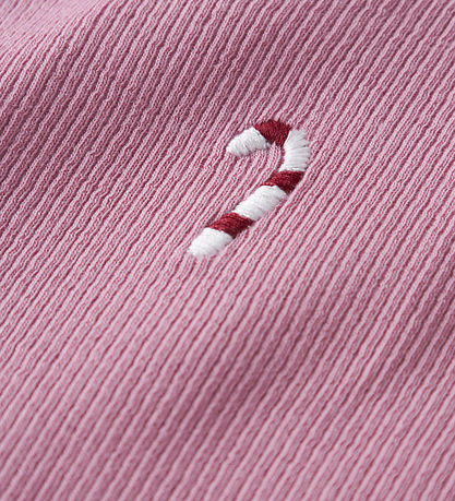 Name It Bluse - Rib - NmfVivemmas - Wild Rose/Candy Cane