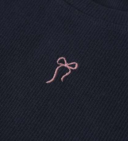 Name It Bluse - Rib - NmfVivemmas - Navy Blazer/Bow
