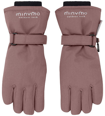 Minymo Hansker m. Fleece - Rose Taupe