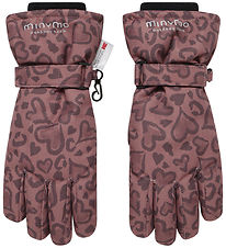 Minymo Hansker m. Fleece - Burlwood
