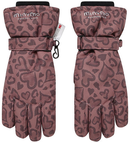 Minymo Hansker m. Fleece - Burlwood