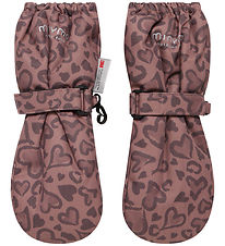 Minymo Luffer m. Fleece - Burlwood m. Leopard