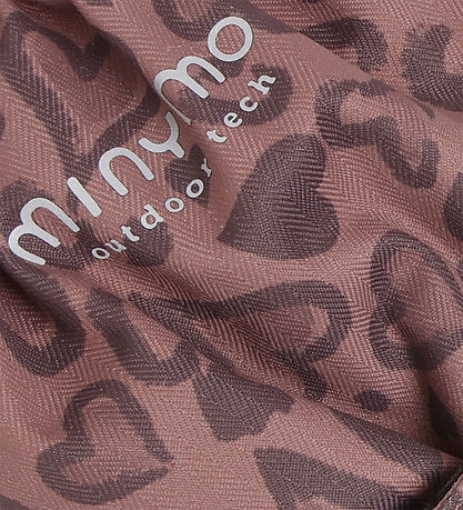 Minymo Luffer m. Fleece - Burlwood m. Leopard
