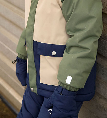 Minymo Luffer m. Fleece/Lynlås - Dark Sapphire