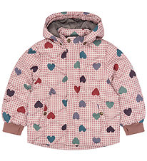 Mikk-Line Vinterjakke -  Puffer - Heart Aop