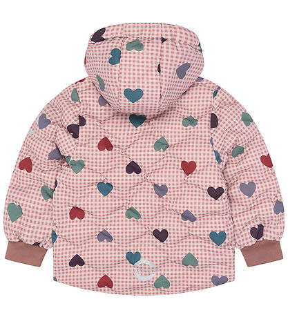 Mikk-Line Vinterjakke -  Puffer - Heart Aop