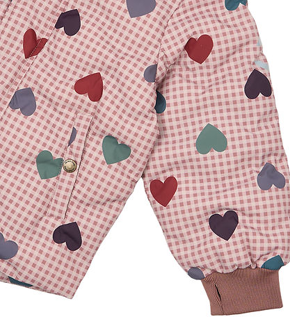 Mikk-Line Vinterjakke -  Puffer - Heart Aop