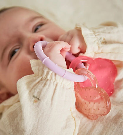 Matchstick Monkey Bidering - Ice Cooling Teether - Dusty Pink