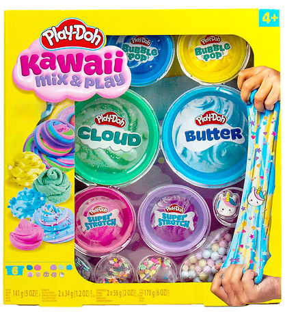 Play-Doh Slim - Kawaii Mix & Play - 6-pak