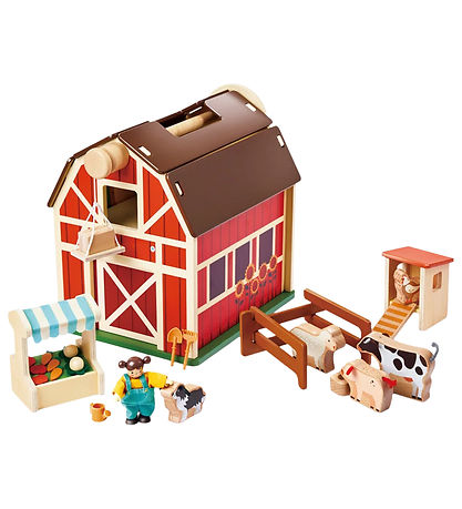 Hape Legetøj - Happy Farm Playset