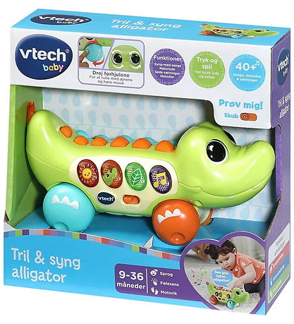 Vtech Legetøj - Squishy Spikes Alligator
