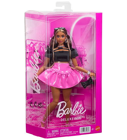Barbie Dukke - Deluxe Style Black Top Pink Skirt Set