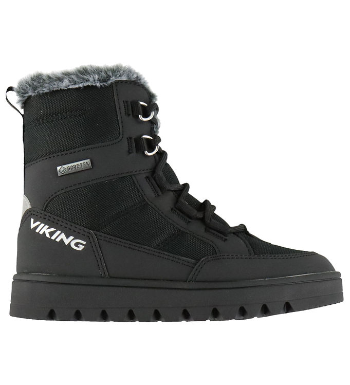 Viking Vinterstøvler - Fleek Warm GTX Zip - Black/Black
