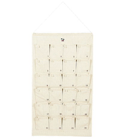 Konges Sløjd Julekalender m. 24 Lommer - 70x120 cm - Noel - Seed