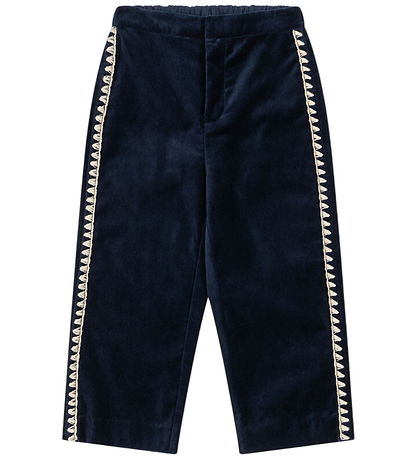 Konges Sløjd Bukser - Velour - Rocky - Navy Blazer