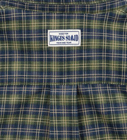 Konges Sløjd Skjorte - Fløjl - Cara - Laurel Blue Check