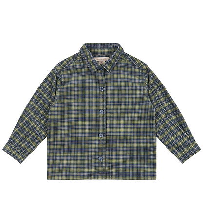 Konges Sløjd Skjorte - Fløjl - Cara - Laurel Blue Check