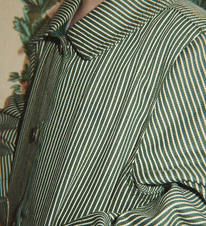 Konges Sløjd Denimjakke - Luc - Milk Verte Stripe