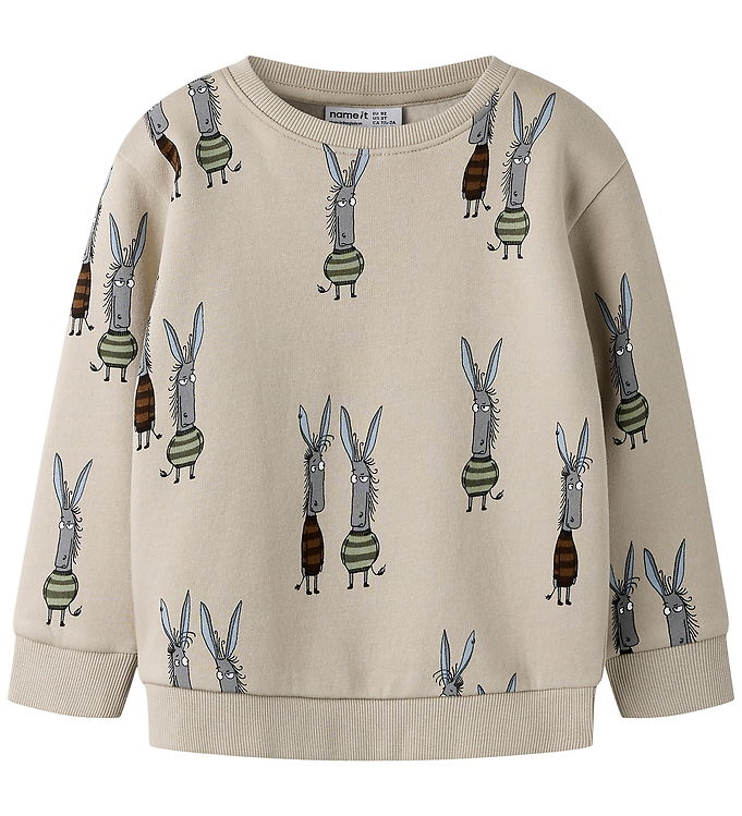 Name It Sweatshirt - NmmOdell - Pure Cashmere