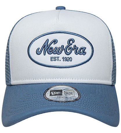 New Era Kasket - Trucker - Oval Patch - Blue