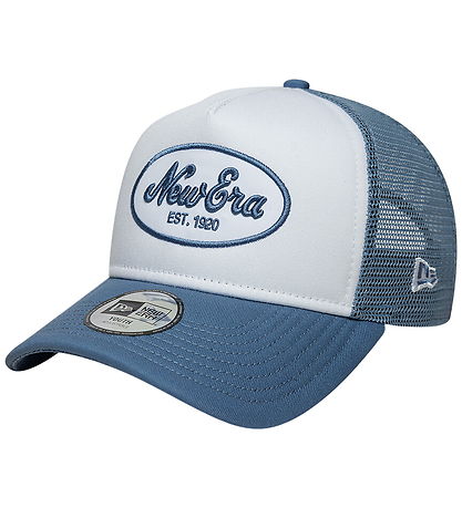 New Era Kasket - Trucker - Oval Patch - Blue