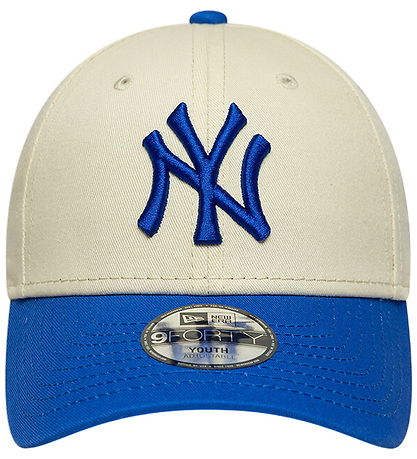 New Era Kasket - 9Forty - New York Yankees - Beige/Blue