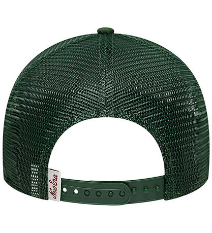 New Era Kasket - Trucker - Oval Patch - Dark Green