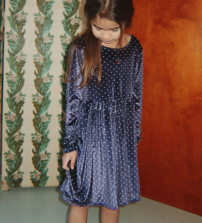 Konges Sløjd Kjole - Velour - Ditzy - Ditzy Dot