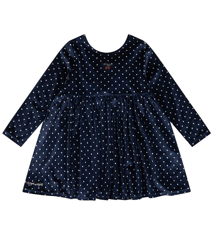 Konges Sløjd Kjole - Velour - Ditzy - Ditzy Dot