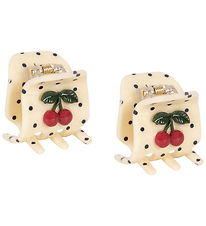 Konges Sløjd Hårklemmer - 2-pak - Cherry Dot