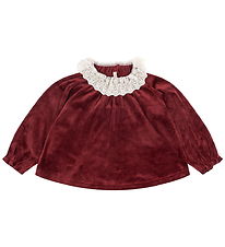 Konges Sløjd Bluse - Velour - Venola - Red Dahlia