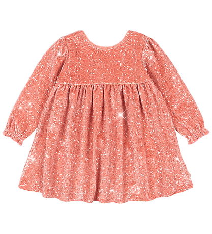 Konges Sløjd Kjole - Velour - Gia Sparkle - Lantana m. Paillette