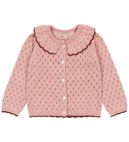 Konges Sløjd Cardigan - Strik/Hulmønster - Holiday - Mellow Rose