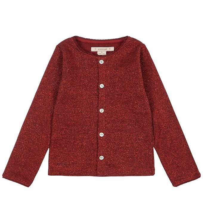 Konges Sløjd Cardigan - Roli - Red Dahlia