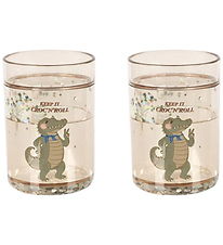 Konges Sløjd Kopper - 2-pak - 180 ml - Krokodille m. Glimmer