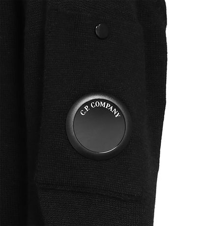 C.P. Company Bluse m. Lynlås - Uld - Sort