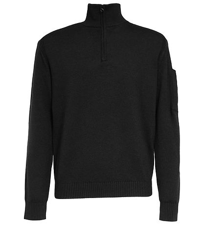 C.P. Company Bluse m. Lynlås - Uld - Sort