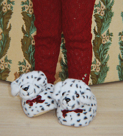 Konges Sløjd Hjemmesko - Dalmatian - Beige/Sort